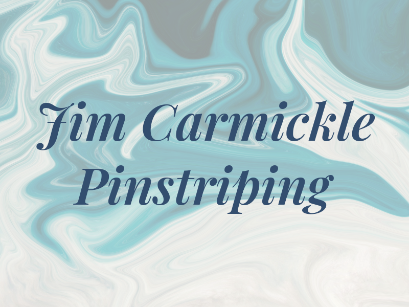 Jim Carmickle Pinstriping