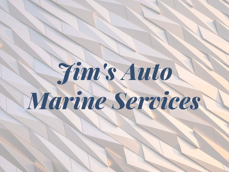 Jim's Auto & Marine Services
