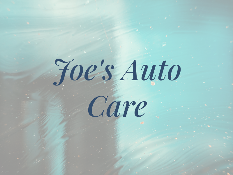 Joe's Auto Care