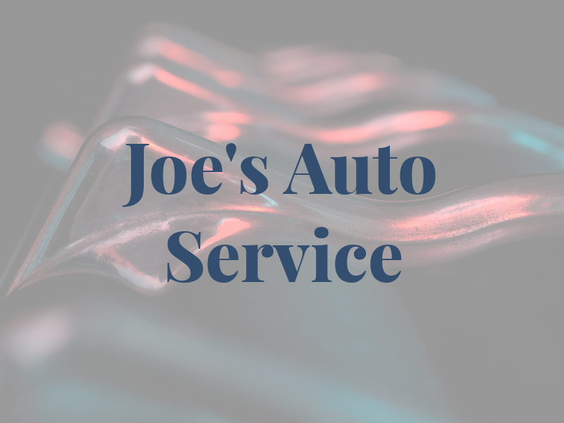 Joe's Auto Service