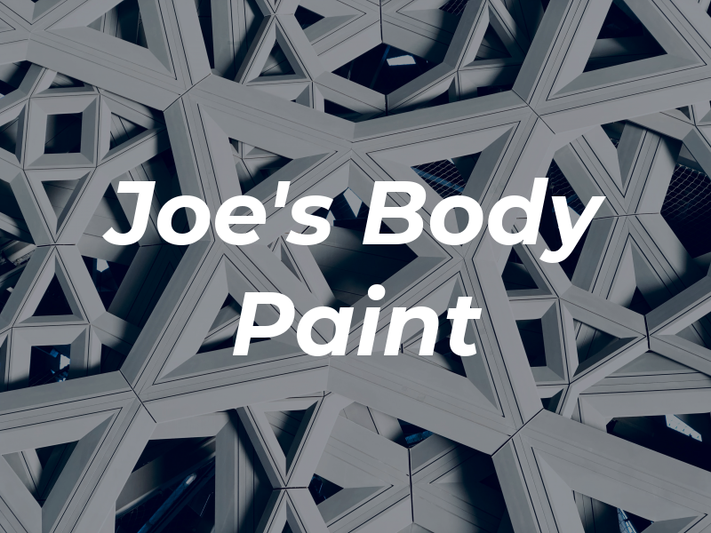 Joe's Body & Paint