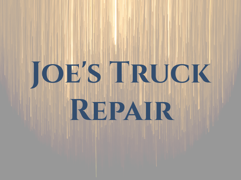 Joe's Truck Repair