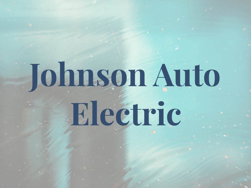Johnson Auto Electric