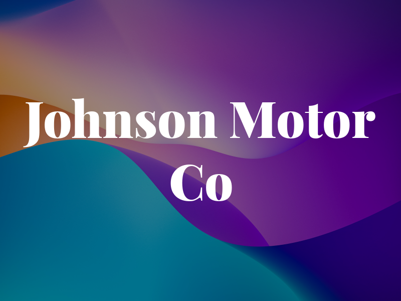 Johnson Motor Co