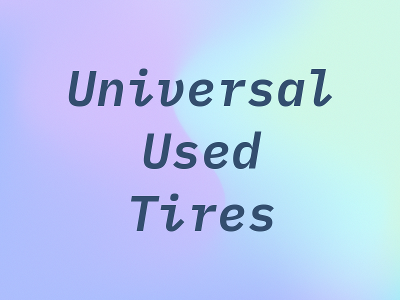 Js Universal Used Or New Tires