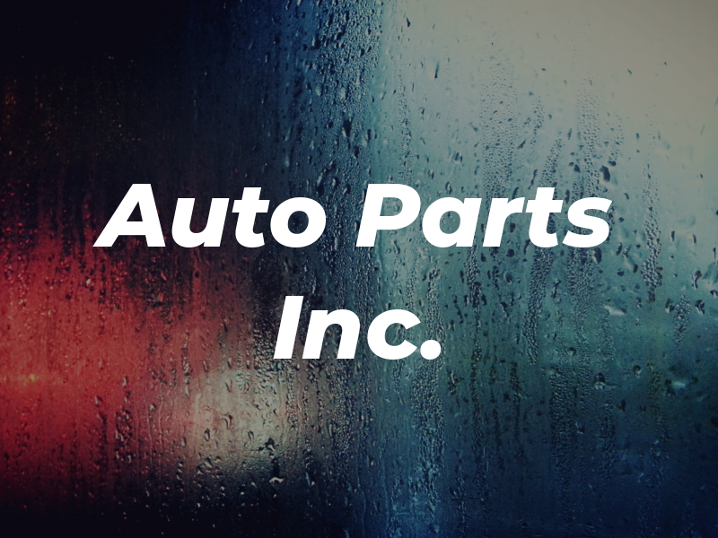 Kvy Auto Parts Inc.