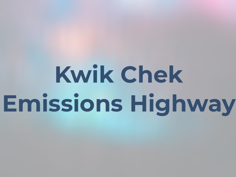 Kwik Chek Emissions Highway 61