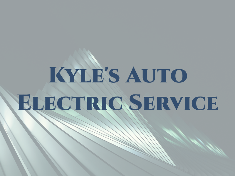 Kyle's Auto Electric Service