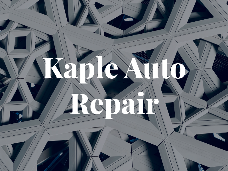Kaple Auto Repair