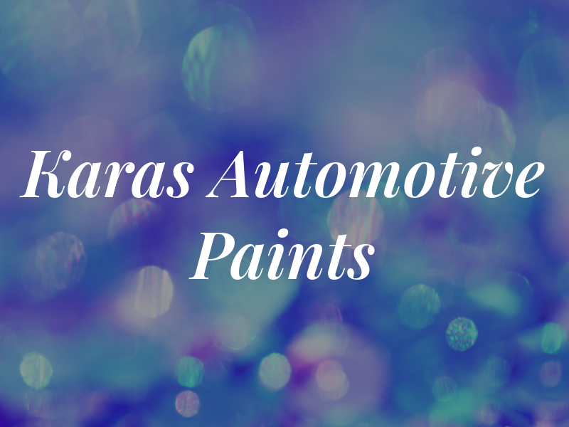 Karas Automotive Paints Inc