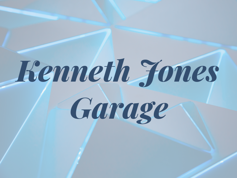 Kenneth Jones Garage