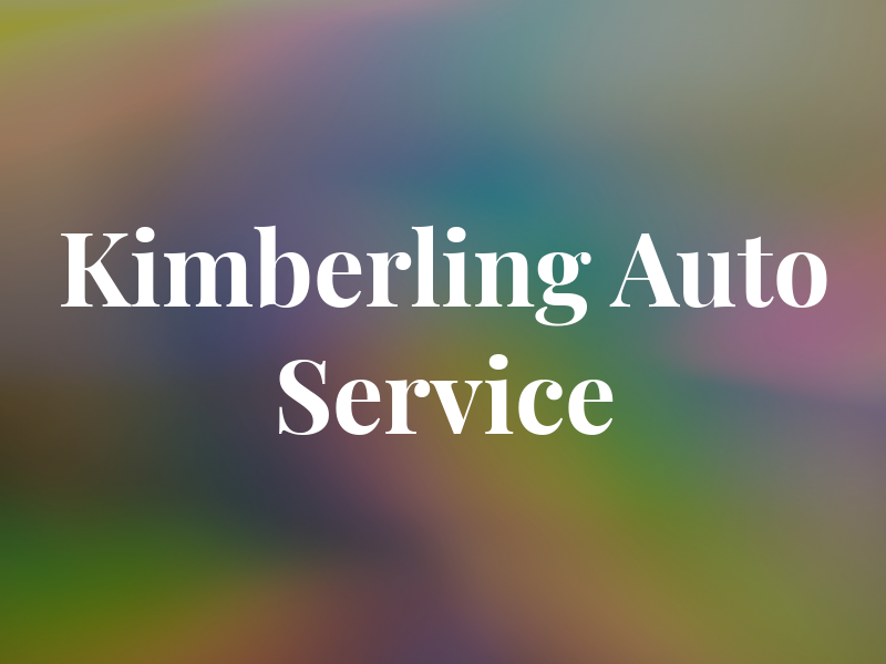 Kimberling Auto Service