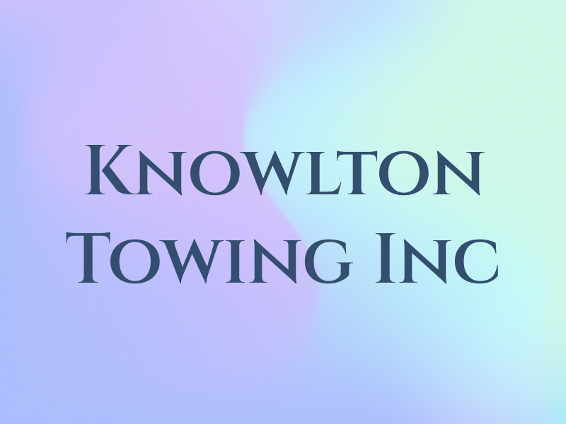 Knowlton Towing Inc