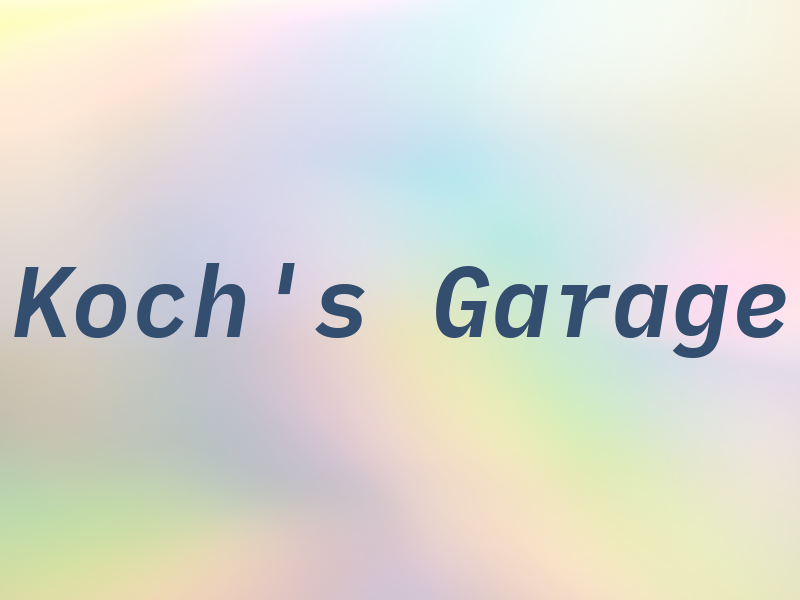 Koch's Garage