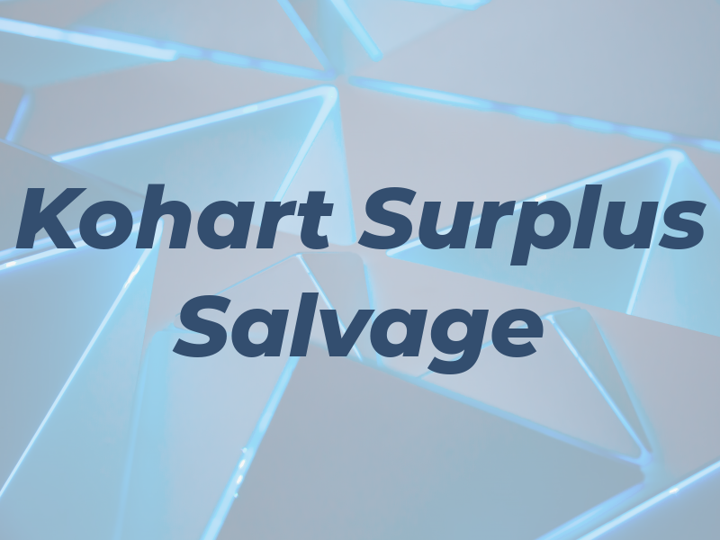 Kohart Surplus & Salvage