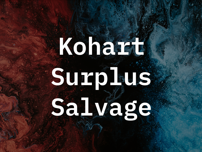 Kohart Surplus & Salvage