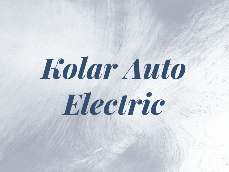 Kolar Auto Electric Inc