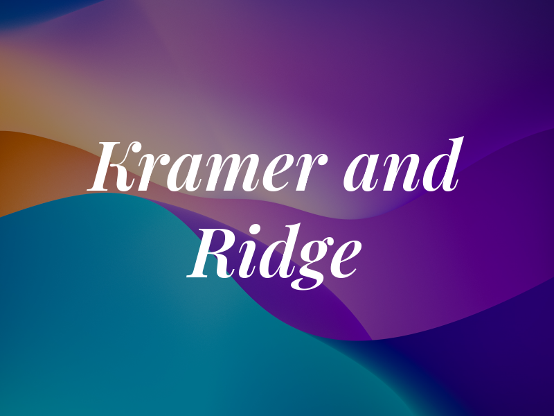 Kramer and Ridge