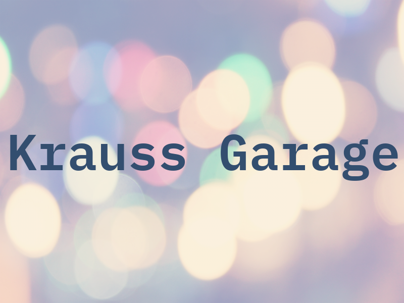 Krauss Garage