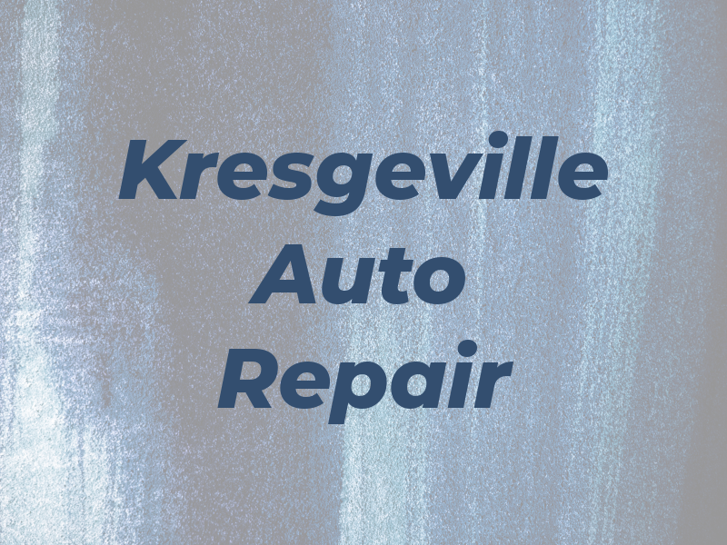 Kresgeville Auto & RV Repair