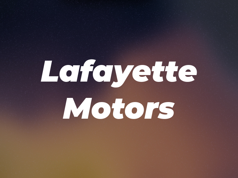 Lafayette Motors