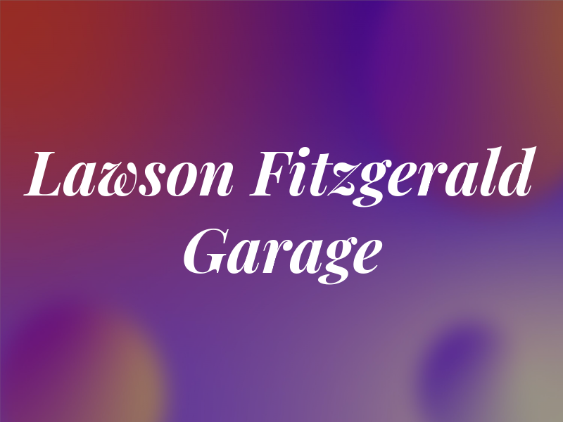Lawson & Fitzgerald Garage