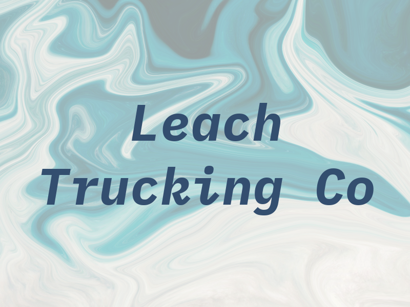 Leach Trucking Co