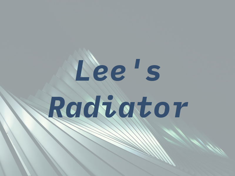 Lee's Radiator