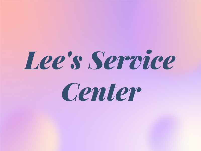 Lee's Service Center