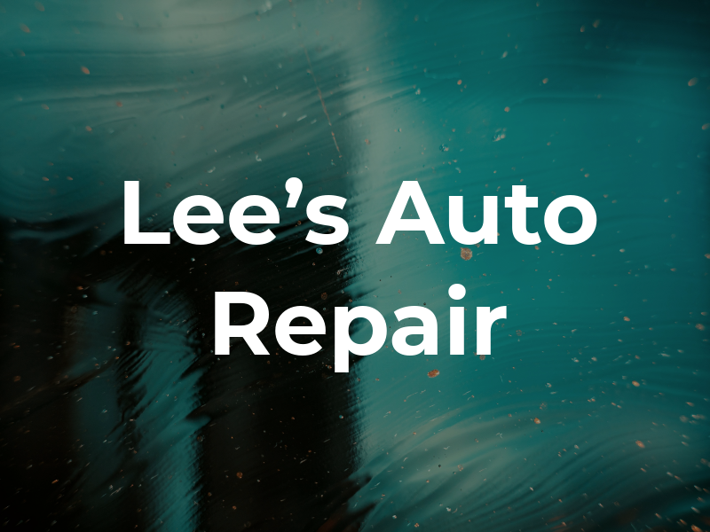 Lee's Auto Repair