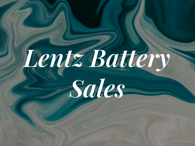 Lentz Battery Sales Inc