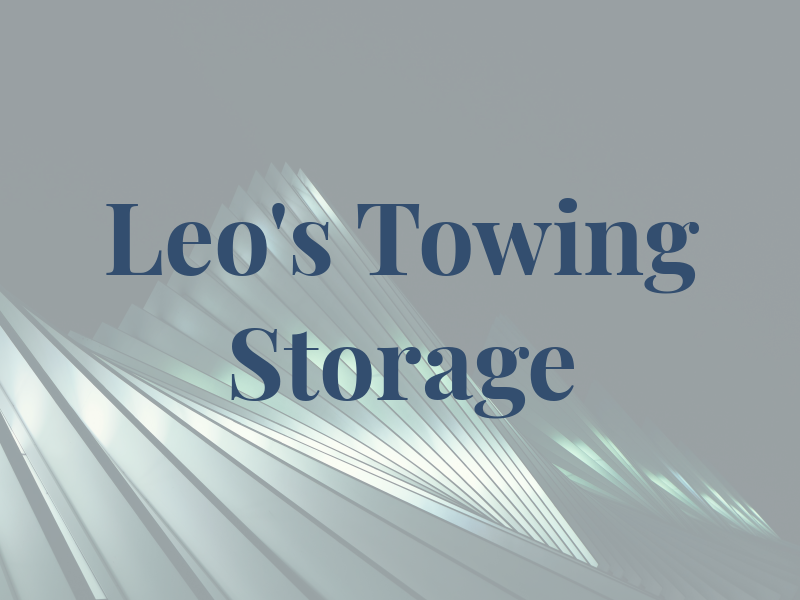 Leo's Towing and Storage