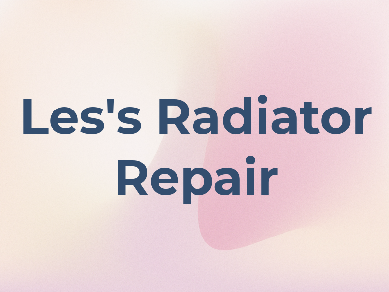 Les's Radiator Repair