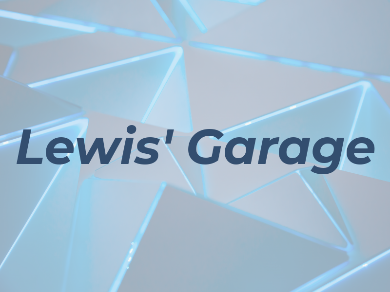 Lewis' Garage