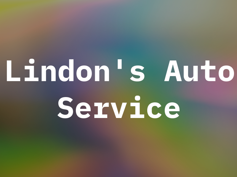 Lindon's Auto Service