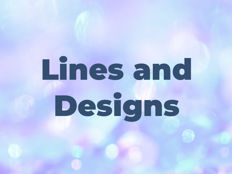 Lines and Designs