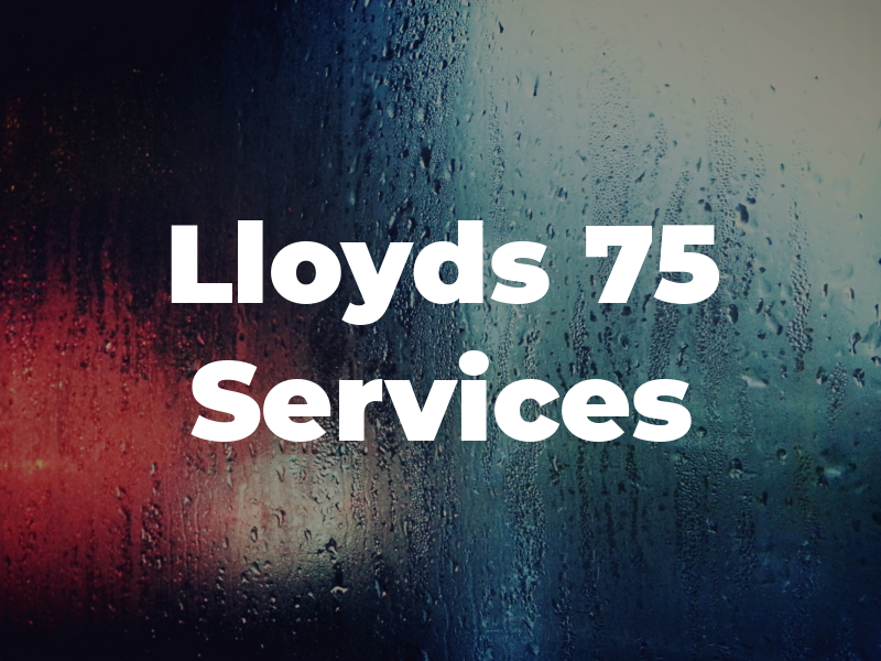 Lloyds 75 Services