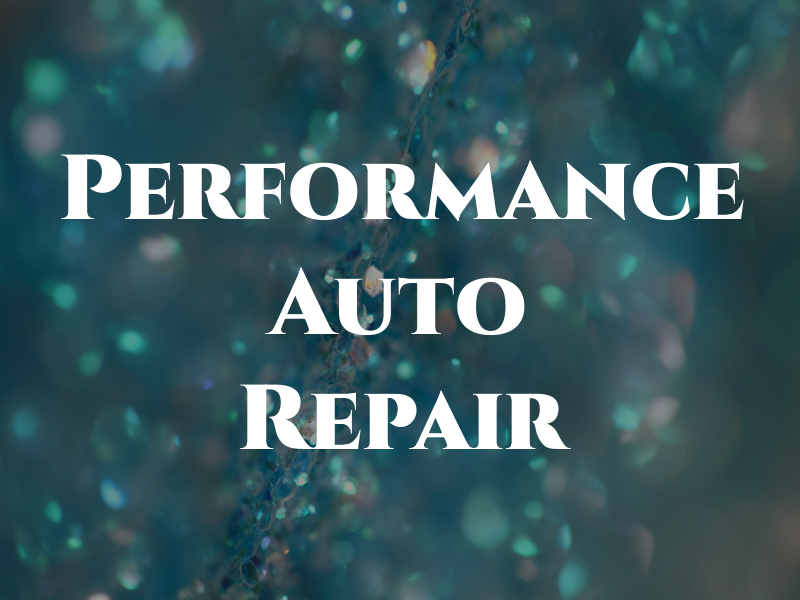 PFG Performance Auto Repair