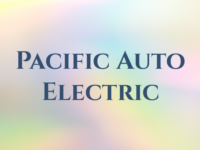 Pacific Auto Electric