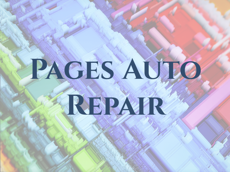Pages Auto Repair