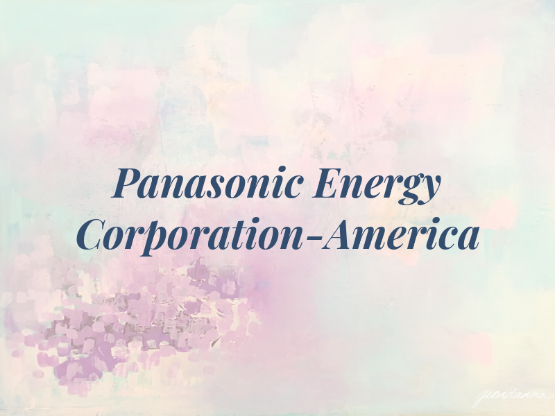 Panasonic Energy Corporation-America