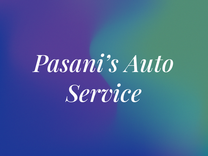 Pasani's Auto Service