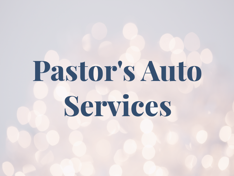Pastor's Auto Services