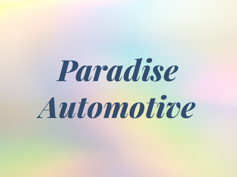 Paradise Automotive