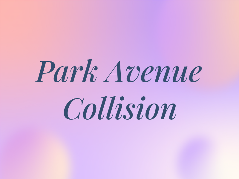 Park Avenue Collision