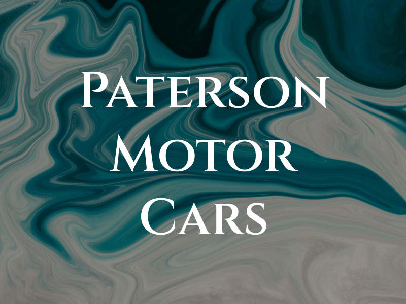 Paterson Motor Cars Inc