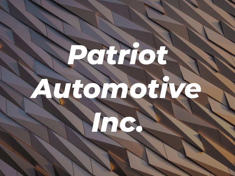 Patriot Automotive Inc.
