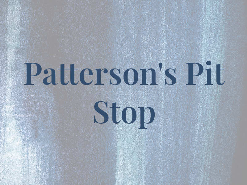 Patterson's Pit Stop