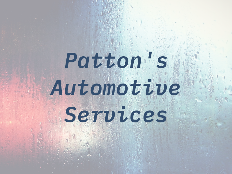 Patton's Automotive Services