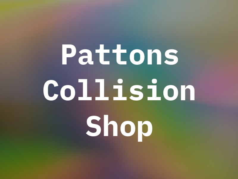 Pattons Collision Shop